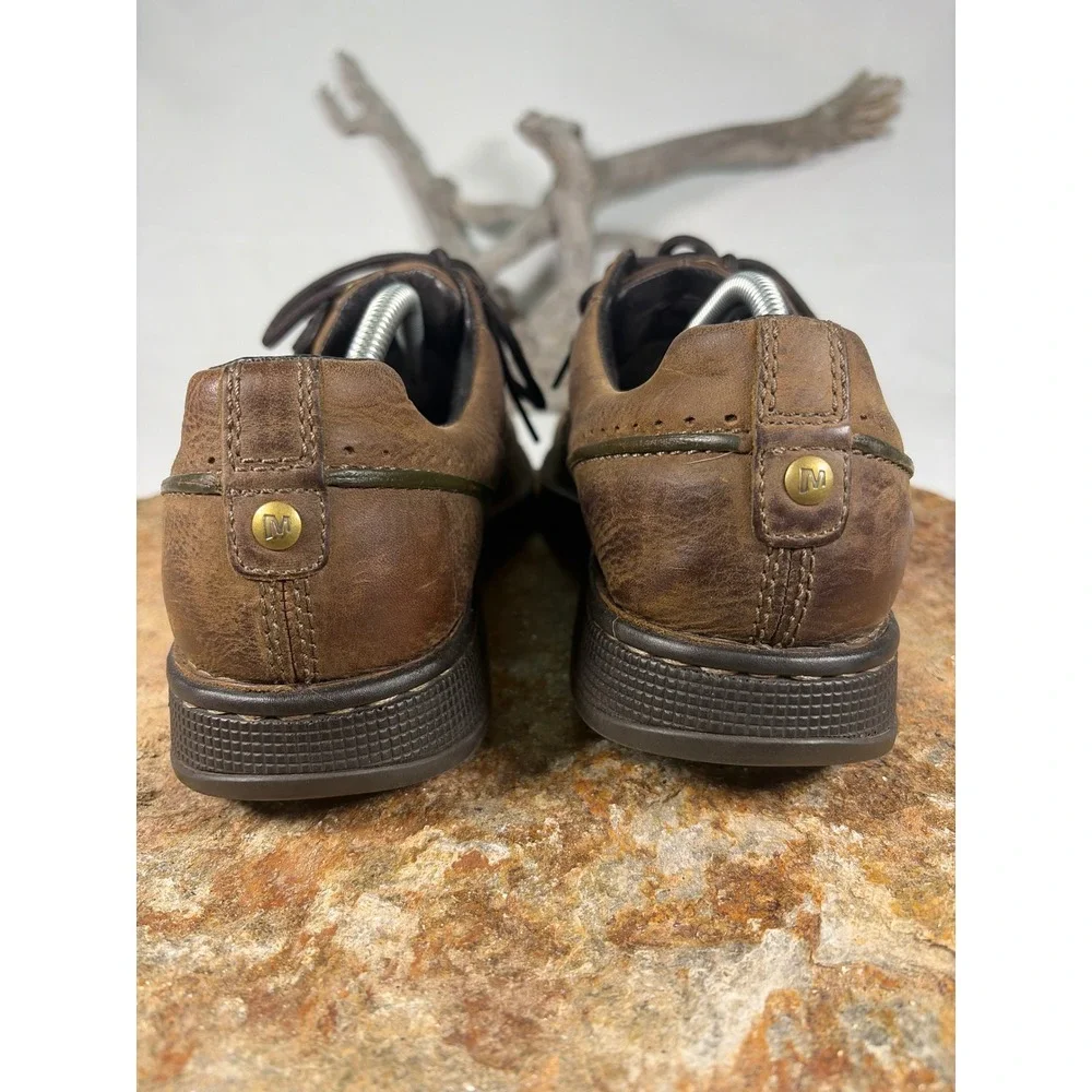 Merrell World Legend Oxford Shoes Mens 10.5 Dark Earth Brown Leather J45097